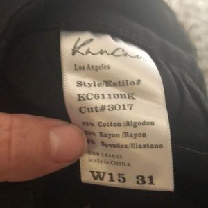 Kancan SHORTS has some distressing.